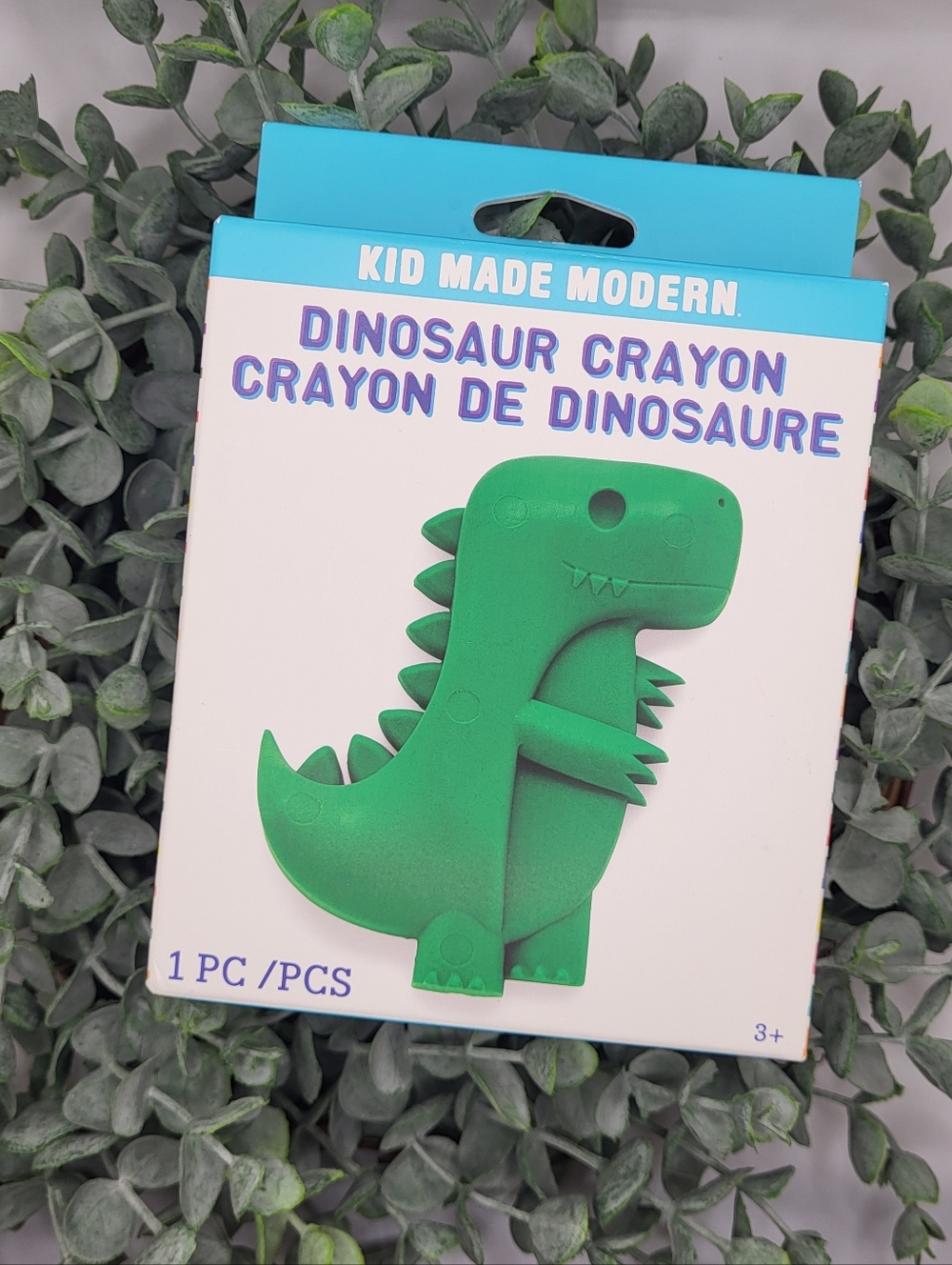 Green Dinosaur Crayon